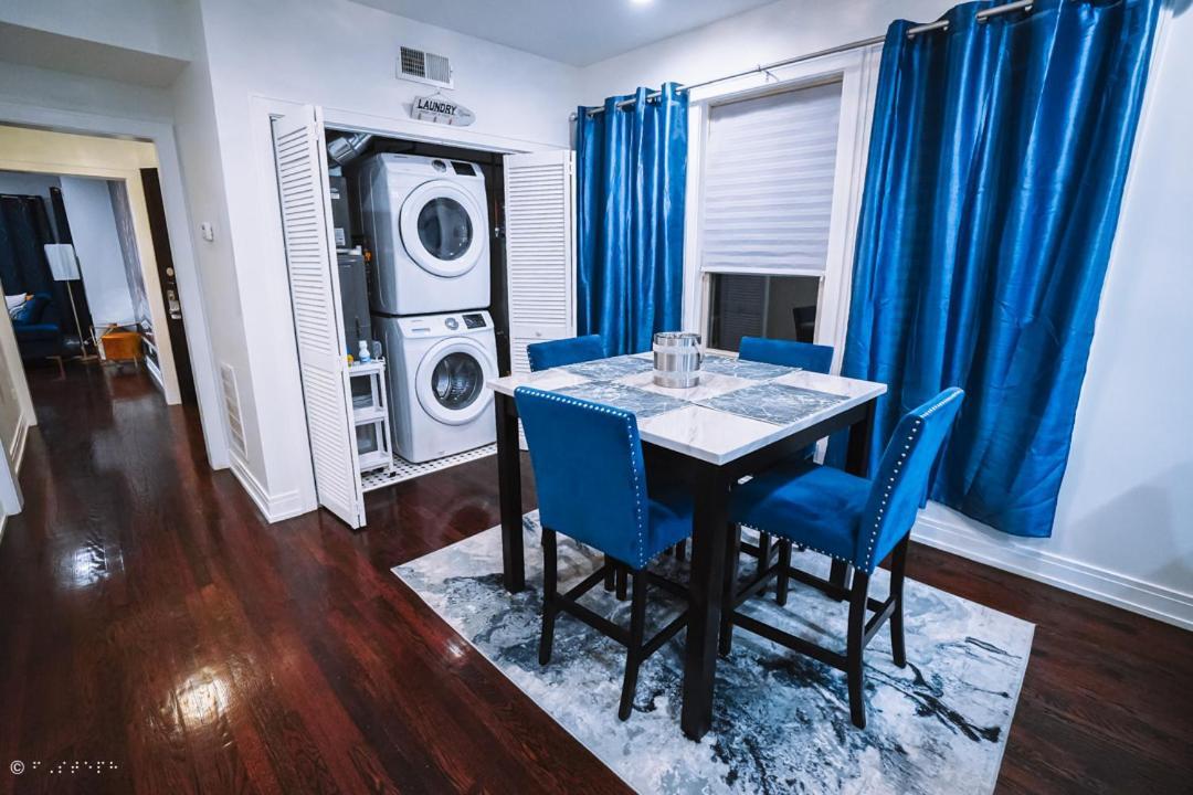 The Blue Golden Luxury Modern 3- Bedroom Apartment In שיקגו מראה חיצוני תמונה